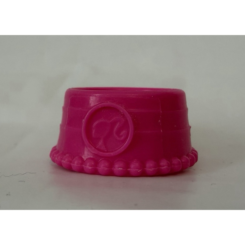 Mattel Barbie Pet Food Pink Bowl Replacement Piece